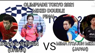 MENGHEBOHKAN DUNIA PERPINGPONGAN, MIMA ITO/J.MIZUTANI VS XUXIN/LIU SHIWEN, MEDALI EMAS UNTUK JEPANG