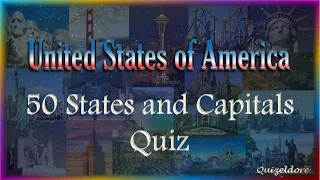 USA 50 States and Capitals Quiz | United States Capitals and Abbreviations