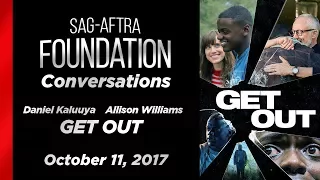 Conversations with Allison Williams and Daniel Kaluuya of GET OUT