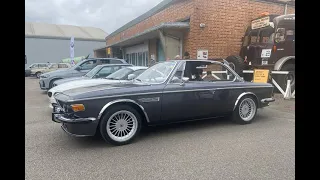Brooklands German Day 2023. John and his 1973 BMW 3 0 CSL