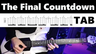 Europe - The Final Countdown (guitar cover with tab)