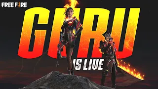 FREE FIRE  LIVE STREAMING WITH YOTO GURU || SQUAD MATCHES ||