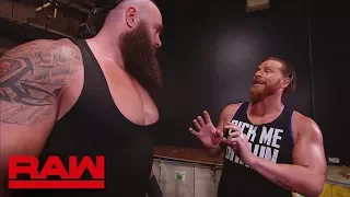 Braun Strowman drives Curt Hawkins through a wall: Raw, April 2, 2018