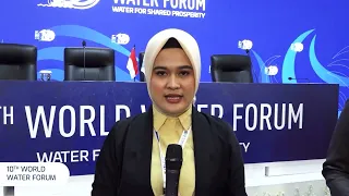 Pemda Samarinda Berbagi Pengalaman Manajemen Air di World Water Forum ke-10 | Kominfo Newsroom 2/4