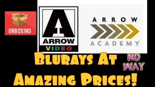 Unboxing Arrow Video Blu-rays From Their Weekend Sale!! Crazy Prices.