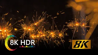 HAPPY NEW YEAR | 8K HDR 60FPS DEMO | BEAUTIFUL FIREWORKS