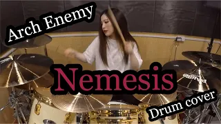 ARCH ENEMY “Nemesis” drum cover by Fumie
