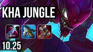 KHA'ZIX vs DR. MUNDO (JUNGLE) | 7/0/6, 65% winrate, Godlike | EUW Master | v10.25