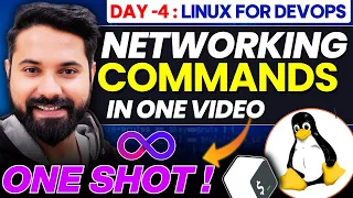 Linux Networking Commands For DevOps Engineers | Linux For DevOps (Day 4)