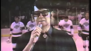 Roy Orbison sings "The Star Spangled Banner" at the LA Kings Game - Oct 6, 1988