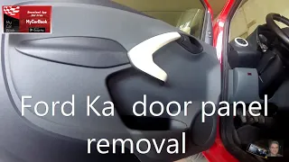Ford Ka  (2008–2016)   door panel removal