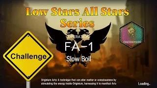 Arknights Rewinding Breeze FA-1 Challenge Mode Guide Low Stars All Stars