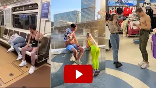 PRANK GONE WRONG | Viral Bodybuilder Shmeksss public prank tiktoks | Funny videos #fitnesssamka