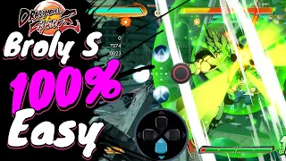 D🅱FZ ➤Broly (DBS) Sparkless TOD Season 4 solo Tutorial 100% PS4/PS5 inputs!!!【 Dragon Ball FighterZ】