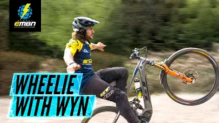 How To Wheelie With Professional Mountain Biker Wyn Masters!