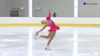 Софья Самодурова короткая программа Samodurova SP Lombardia Trophy 2019