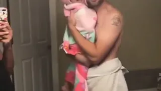 Милый дуэт папа и дочка!