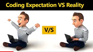 Coding expectation VS Reality 😂 | Programming Expectation Vs Reality | Life Of a Programmer #Shorts