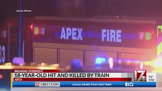 Woman dies after being hit by Amtrak train in Apex, officials say