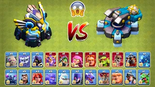 Eagle Artillery vs Scattershot vs All Troops - Clash of Clans