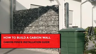 How to build a gabion wall