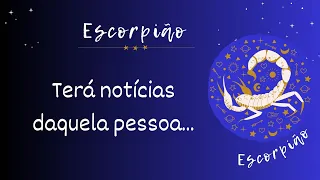 ESCORPIÃO♏️TERÁ NOTÍCIAS DAQUELA PESSOA-SEXTA E FIND  #signos #tarot #escorpião