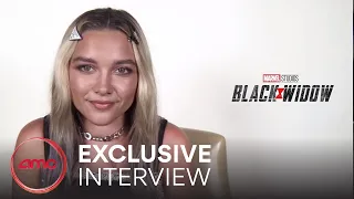 BLACK WIDOW – Exclusive Interview #2 (Scarlett Johansson, Florence Pugh) | AMC Theatres 2021