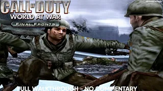Call of Duty World at War: Final Fronts | Full Game HD Walkthrough