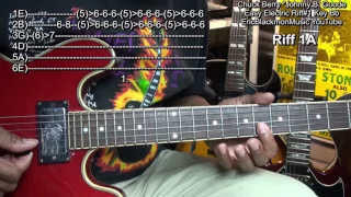 How To Play Chuck Berry Johnny B. Goode 1 Easy Electric Guitar Riffs#1 @EricBlackmonGuitar