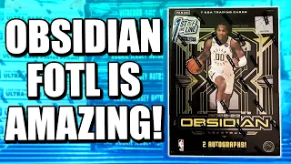 BEAUTIFUL FOTL EXCLUSIVES! |  2022-23 Panini Obsidian First off the Line Box Review