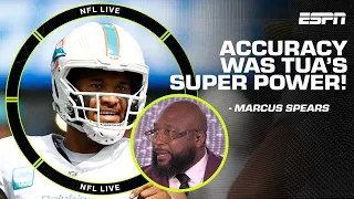 ACCURACY was Tua Tagaovailoa's super power vs. the Chargers - Marcus Spears | NFL Live