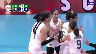 Angel Canino FLIES HIGH in set 5 for DLSU vs. NU 👼 | UAAP SEASON 86 WOMEN'S VOLLEYBALL