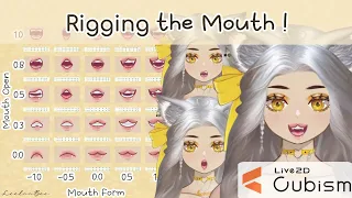 【HOW TO: easy mouth rigging! 】Quick live2d cubism step-by-step guide! Ep5 ꕥ #vtubertutorial