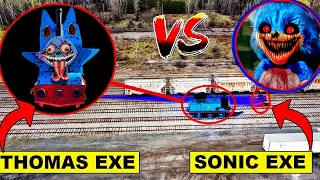 A locomotiva do Trem joga com Sonic EXE