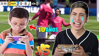 ESTE NIÑO DE 10 AÑOS me HUMILLA en DREAM LEAGUE SOCCER 2022 😭 *Partidos ONLINE*