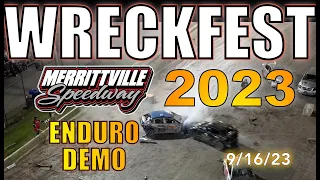 🏁 Merrittville Speedway WRECKFEST 2023 ENDURO CAR DEMOLITION 9/16/23