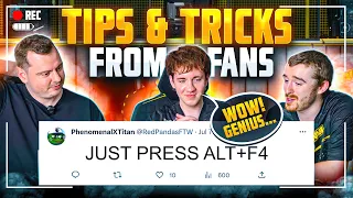 NAVI Valorant React to Tips & Tricks from Fans
