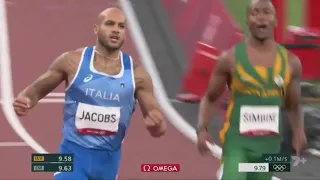 Italy's Jacobs wins 100 metres gold at Tokyo Olympics