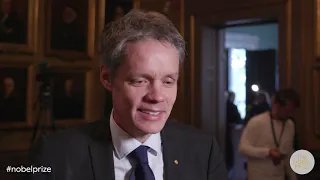 Interview about the 2019 Nobel Prize in Physics "This is a discovery of the universe, in a sense."