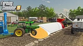 FALL HARVEST|NEW FARMHAND RUNS OVER GRAIN BAG (IOWA SERIES)FARMING SIMULATOR 19