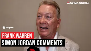 Frank Warren REJECTS Simon Jordan’s Tyson Fury Comments, Talks Team Usyk Canvas Complaints