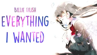 「Nightcore」→ Billie Eilish - everything i wanted (Lyrics)