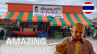 [4K] Amazing Boat Noodles Nonthaburi Thailand 🇹🇭