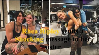 Rhea Ripley Sends a Shocking  Message To Her Sister | WWE | Elimination Chamber2024