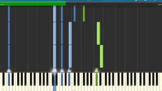 How to Play Hill Act 1.Gym on piano (Synthesia)
