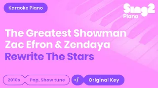 Zac Efron, Zendaya - Rewrite the Stars (Piano Karaoke)