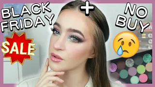 BLACK FRIDAY ON A NO BUY IS TORTURE!! GRWM (how I'm dealing with the sales...)