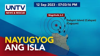 Aftershocks, nararanasan sa Calayan kasunod ng M6.3 na lindol; ilang residente, nabalot ng takot