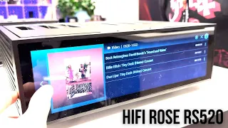 HiFi Rose RS520 All-In-One Network Streamer - High-resolution streaming integrated amplifier w/ DAC