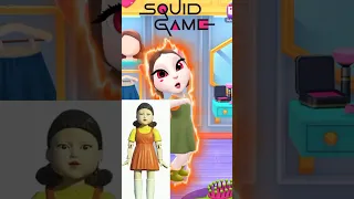 Squid Game Doll - Makeover cosplay | My Talking Angela 2 #squidgame #makeover #shorts #cosplay